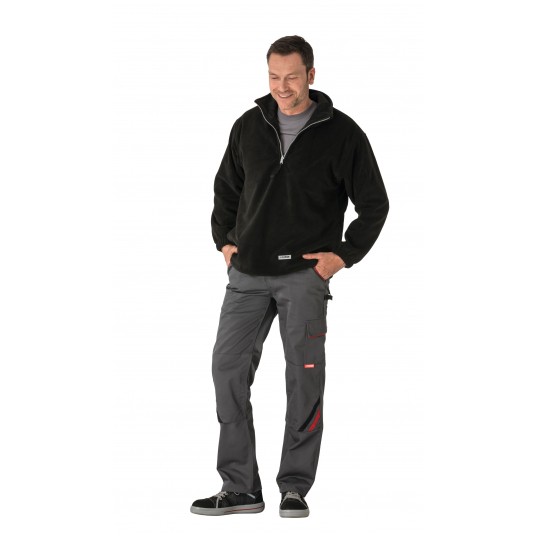 Bluza polarowa PLANAM RELAX - czarny/antracytowy
