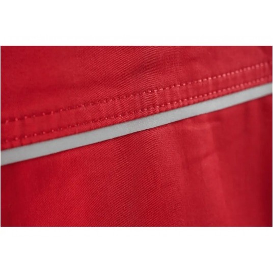 Bluza robocza CXS SOLIS FLEX damska - czerwony-czarny -zdjęcie numer 8