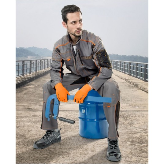 Bluza robocza VISION 01 - szaro-pomarańczowy
