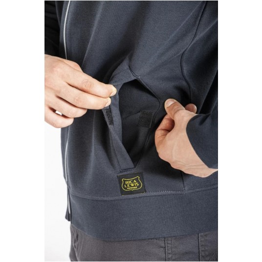 Bluza rozpinana Rica Lewis FULLZIP GRIGO