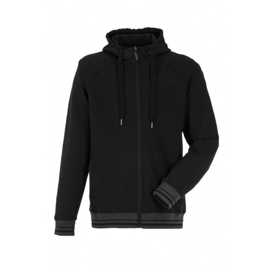 Bluza rozpinana z kapturem PLANAM Outdoor Match - czarny