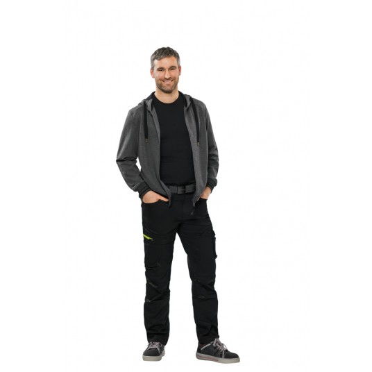Bluza rozpinana z kapturem PLANAM Outdoor Match - szary