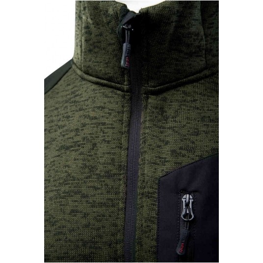 Bluza rozpinana z kapturem SEVEN KINGS - khaki -zdjęcie numer 11