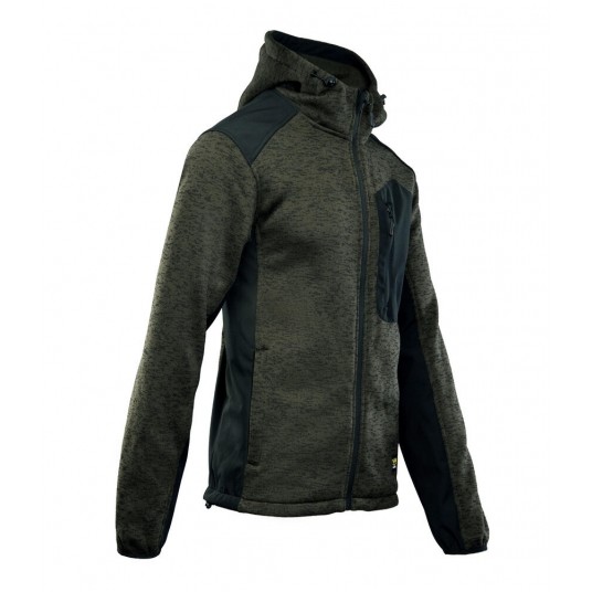 Bluza rozpinana z kapturem SEVEN KINGS - khaki -zdjęcie numer 3