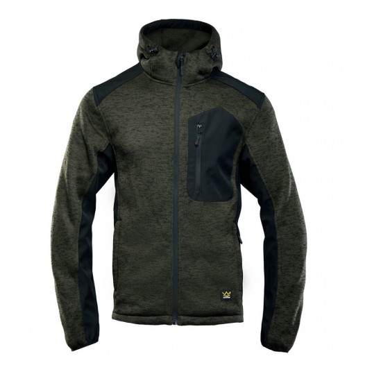 Bluza rozpinana z kapturem SEVEN KINGS - khaki -zdjęcie numer 1