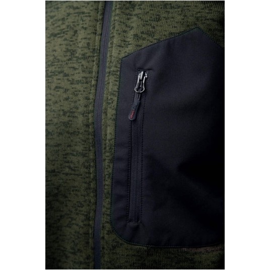 Bluza rozpinana z kapturem SEVEN KINGS - khaki -zdjęcie numer 8