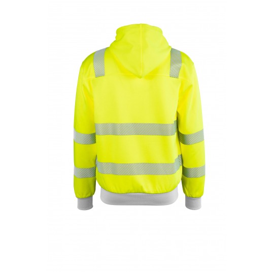 Bluza z kapturem ostrzegawcza PLANAM Norit - żółty/cynkowy