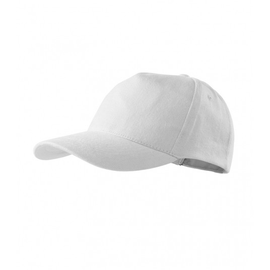 Czapka unisex Malfini 5P 307 nastawialna - biały