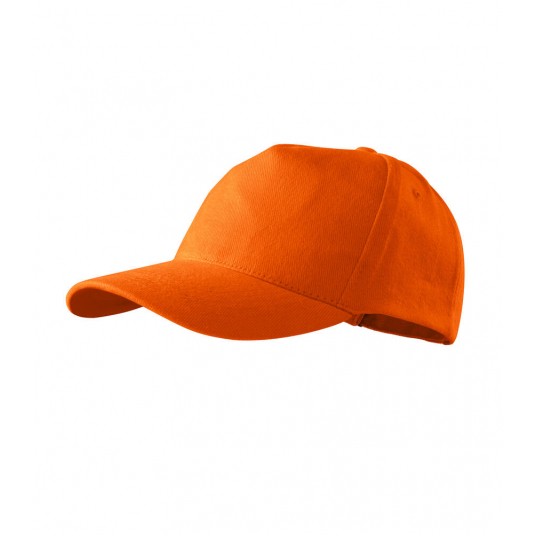 Czapka unisex Malfini 5P 307 nastawialna - pomarańczowy