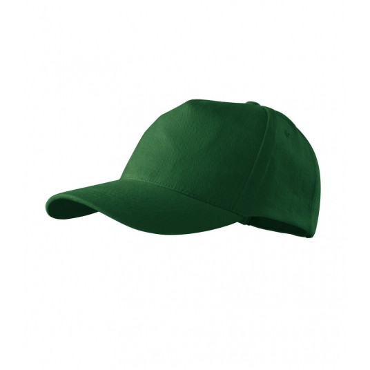 Czapka unisex Malfini 5P 307 nastawialna - zieleń butelkowa