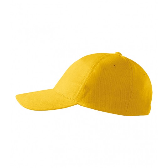 Czapka unisex Malfini 5P 307 nastawialna - żółty