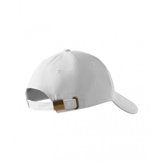 Czapka unisex Malfini 6P 305 nastawialna - biały