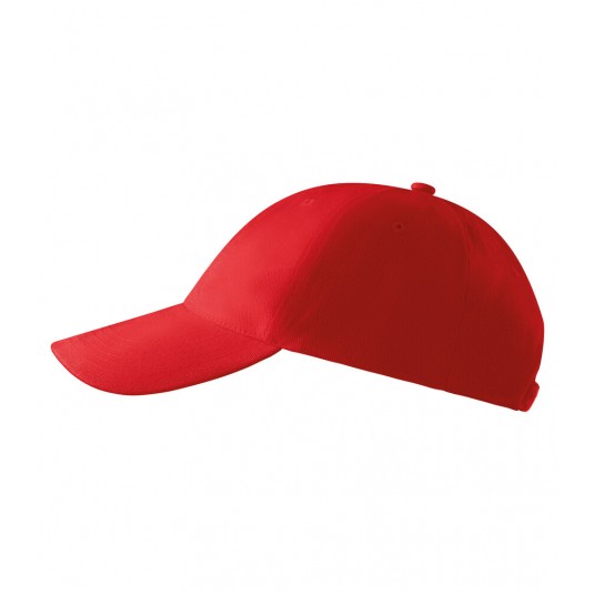 Czapka unisex Malfini 6P 305 nastawialna - czerwony