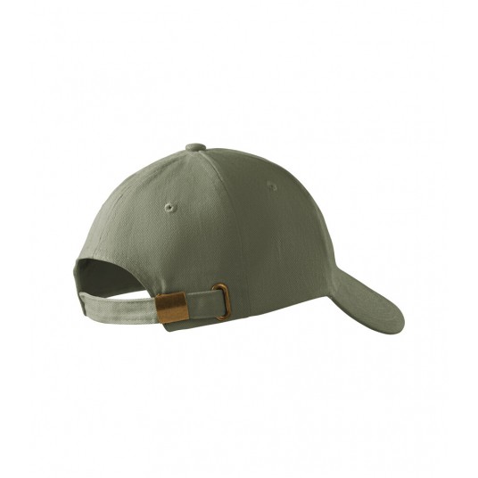 Czapka unisex Malfini 6P 305 nastawialna - khaki