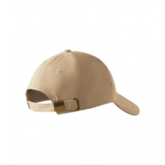 Czapka unisex Malfini 6P 305 nastawialna - piaskowy