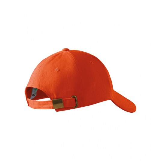 Czapka unisex Malfini 6P 305 nastawialna - pomarańczowy