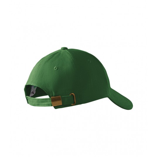 Czapka unisex Malfini 6P 305 nastawialna - zieleń butelkowa