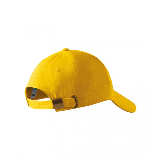 Czapka unisex Malfini 6P 305 nastawialna - żółty