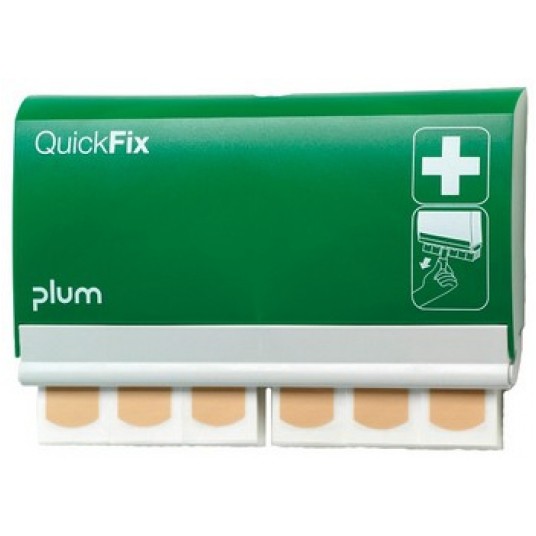 Dozownik plastrów PLUM QuickFix 5501 + 2x45szt. plastrów wodoodpornych 5511