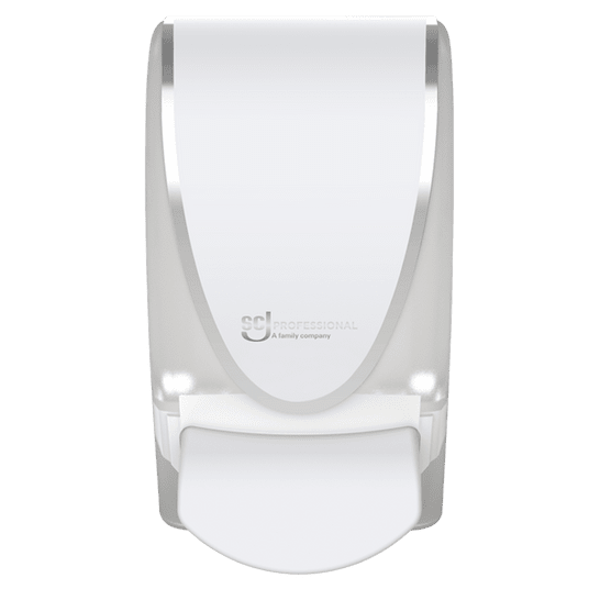 Dozownik transparentny Proline Quick-View Transparent - wkłady 1L - biały -zdjęcie numer 1