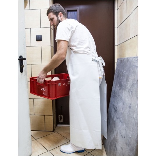 Fartuch dla przemysłu mięsnego PROS 099 - biały -zdjęcie numer 7