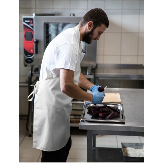 Fartuch wodoochronny PROS 109 80/90 - biały