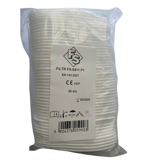 Filtr przeciwpyłowy FS-S911 P1 (50szt.) -zdjęcie numer 2