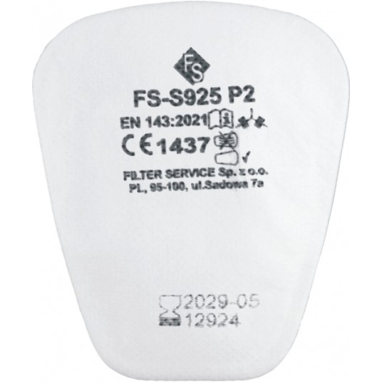 Filtr przeciwpyłowy FS-S925 P2 (30szt.) -zdjęcie numer 1