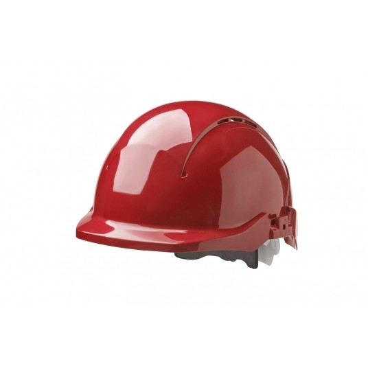 Hełm ochronny Centurion CONCEPT skrócony daszek wentylowany pokrętło - czerwony -zdjęcie numer 1