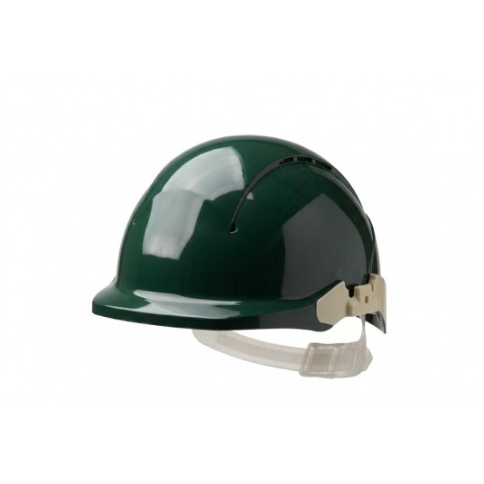 Hełm ochronny Centurion CONCEPT skrócony daszek wentylowany slip - zielony -zdjęcie numer 1