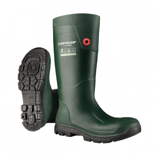 Kalosze DUNLOP PUROFORT FIELDPRO O4 FO CI SRC - zielony-czarny