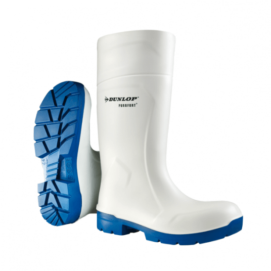 Kalosze DUNLOP PUROFORT FOODPRO MULTIGRIP SAFETY S4 CI SRC - biało-niebieski
