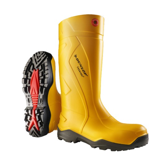 Kalosze DUNLOP Purofort+ Full Safety S5 - żółty-czarny -zdjęcie numer 1