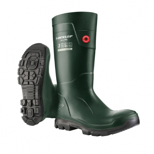 Kalosze DUNLOP PUROFORT TERRAPRO Full Safety S5 CI CR SRC - zielony