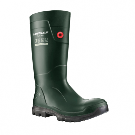 Kalosze DUNLOP PUROFORT TERRAPRO Full Safety S5 CI CR SRC - zielony