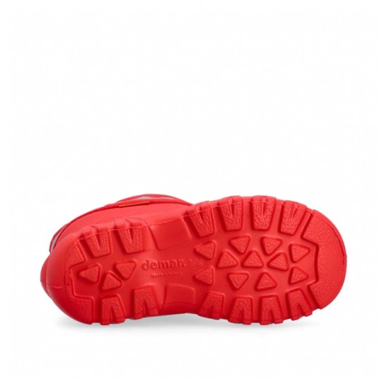 Kalosze dziecięce ocieplane Demar MMT-S G - czerwony