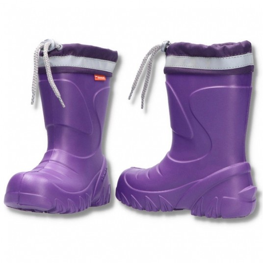 Kalosze dziecięce ocieplane Demar MMT-S K - fioletowy