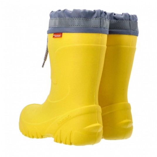 Kalosze młodzieżowe ocieplane Demar MMT-SM L - żółty