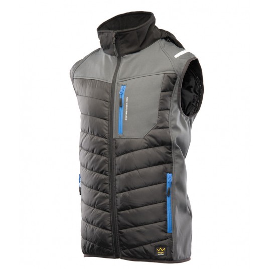 Kamizelka softshell SEVEN KINGS - stalowy
