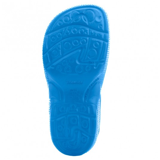 Klapki 3Kamido Croco Kids - niebieski