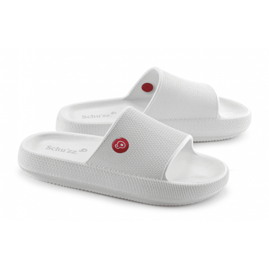 Klapki SCHU`ZZ CLAQUETTE WHITE