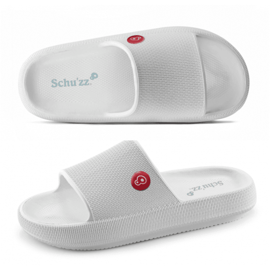 Klapki SCHU`ZZ CLAQUETTE WHITE