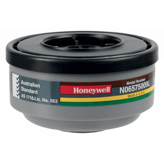 Komplet - półmaska Honeywell North N5500 - M + pochłaniacz N06575009L ABEK1 (2szt.)