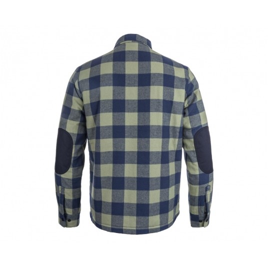 Koszula flanelowa Bennon PIPPO Jacket - khaki/blue -zdjęcie numer 2