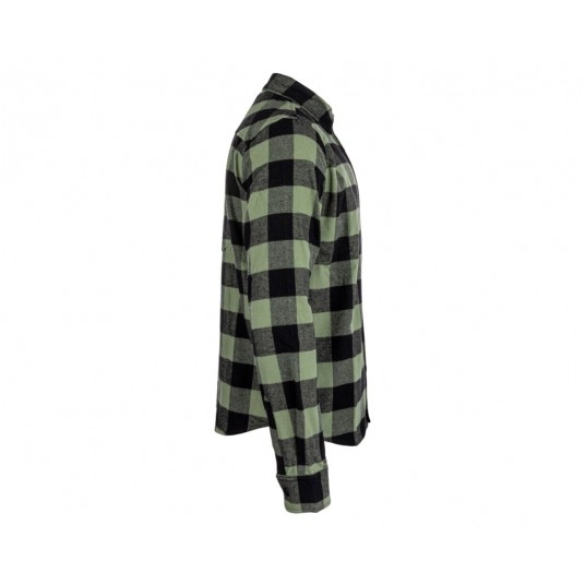 Koszula flanelowa Bennon PIPPO Shirt - khaki/black -zdjęcie numer 3