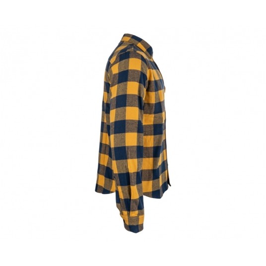 Koszula flanelowa Bennon PIPPO Shirt - ocher/blue -zdjęcie numer 3