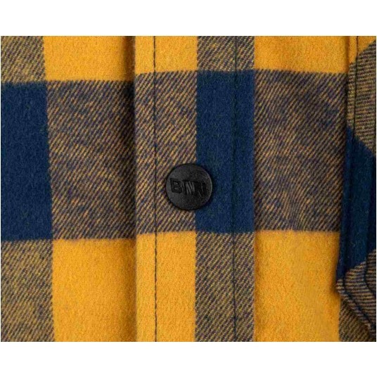 Koszula flanelowa Bennon PIPPO Shirt - ocher/blue -zdjęcie numer 5