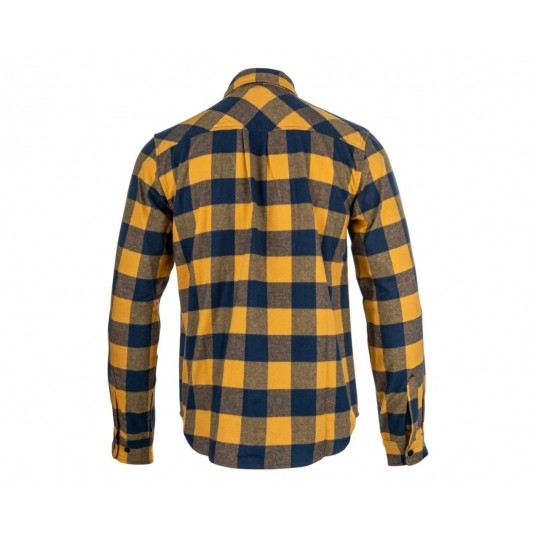 Koszula flanelowa Bennon PIPPO Shirt - ocher/blue -zdjęcie numer 2