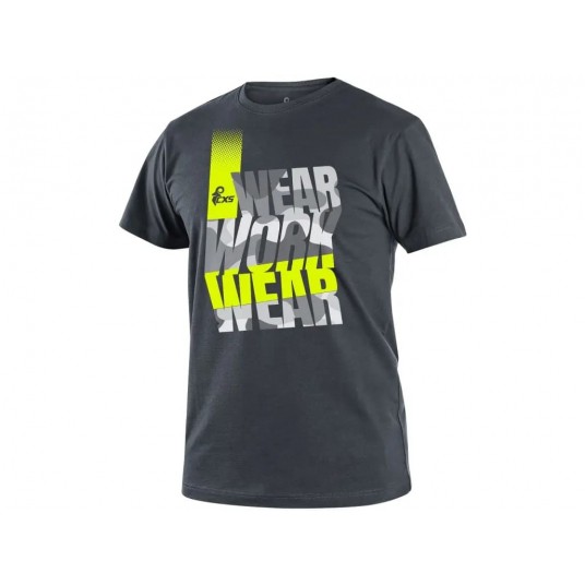 Koszulka CXS WORKWEAR - antracytowo-żółty