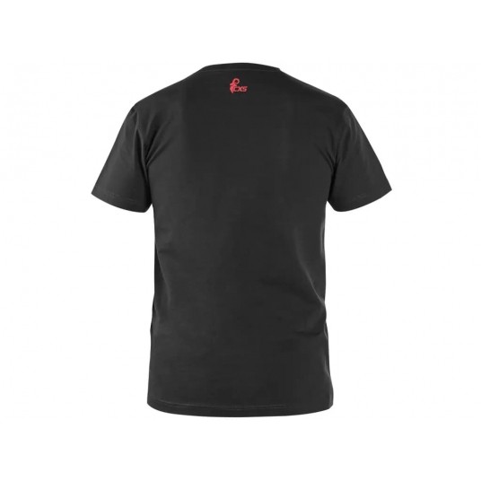 Koszulka CXS WORKWEAR - czarny-niebieski-czerwony